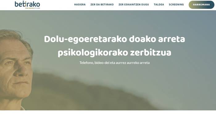 'Betirako' programa, hutsune sentimendua eta dolua arintzeko