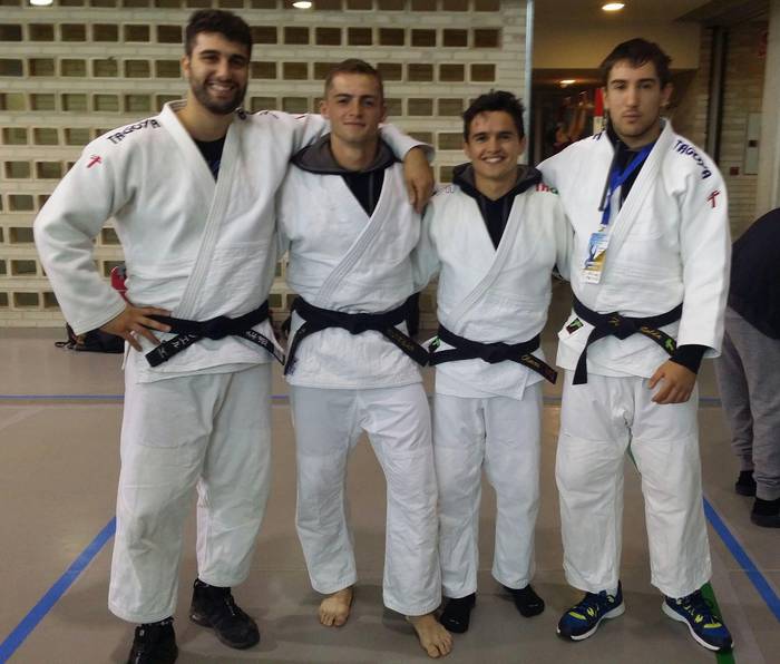 Asier Sagasti judoka, Iruñean azpitxapeldun