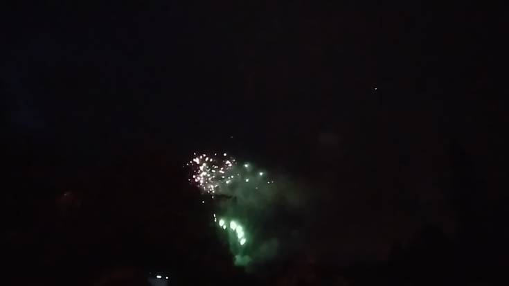 Uztailak 2, azken festa gaua, su artifizialak